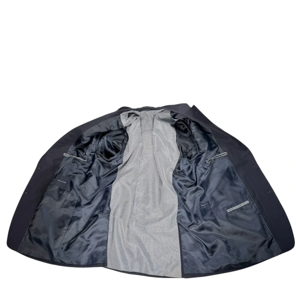 Tommy Hilfiger Men's Navy Blue Wool Blend Sport‎ Coat Jacket Size 44 R